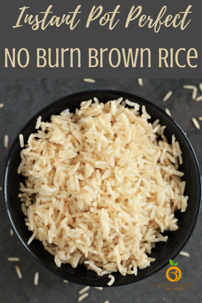 Instant Pot Brown Rice in a bowl