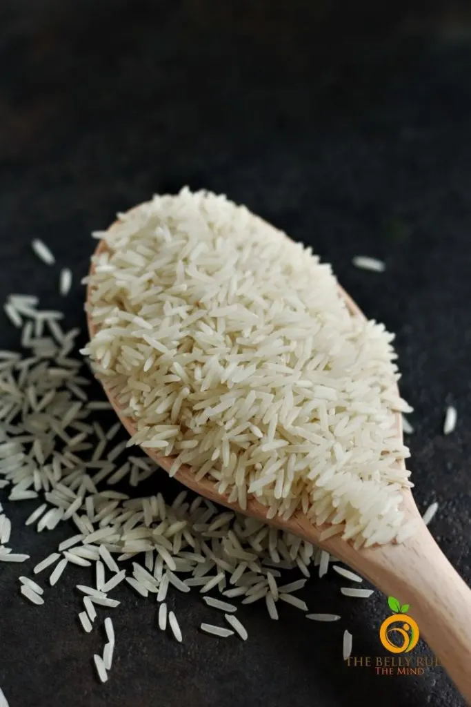 basmati rice grains