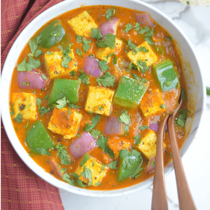 Instant pot Kadai paneer / karahi paneer