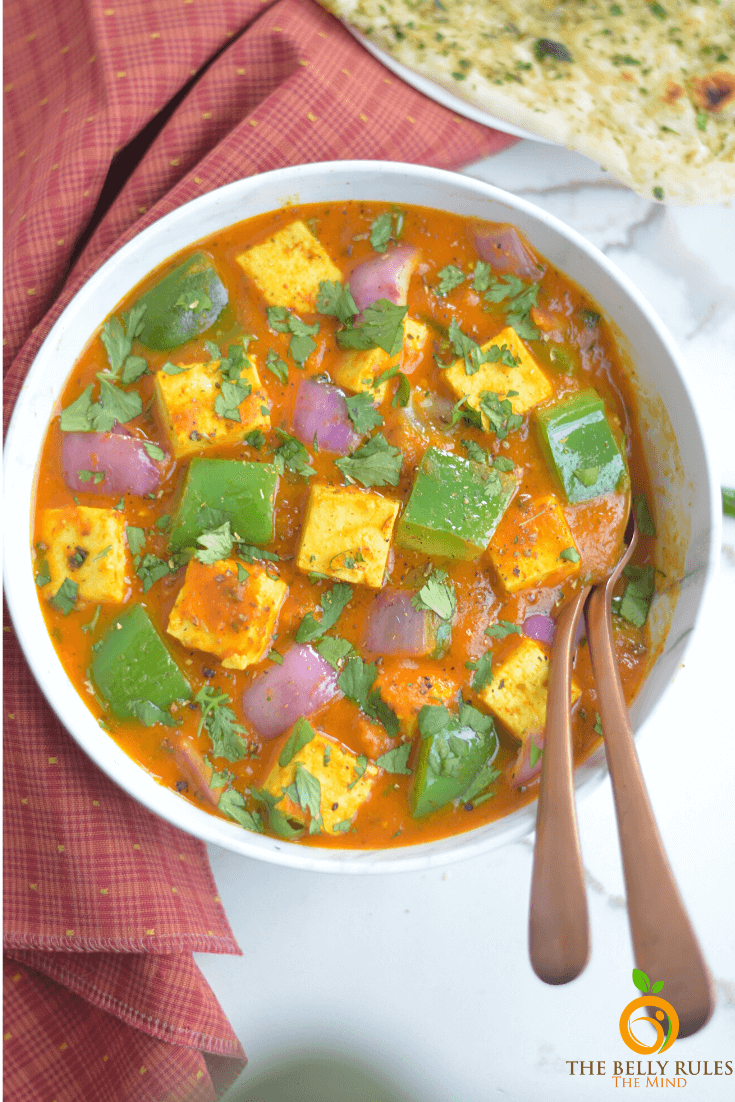 Kadai Paneer Video Recipe Thebellyrulesthemind