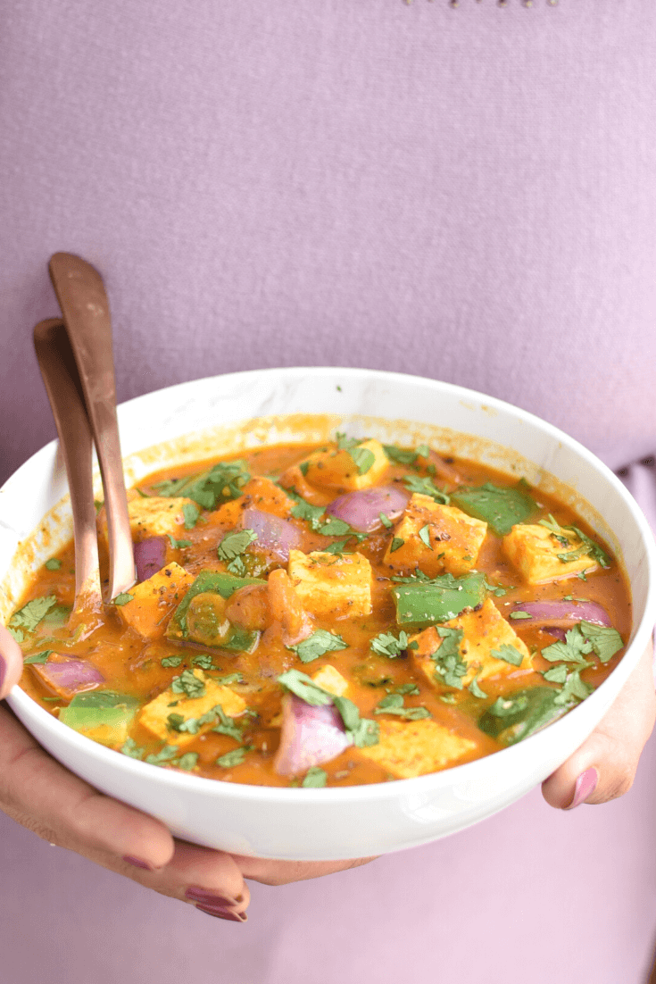 Instant pot Kadai paneer / karahi paneer