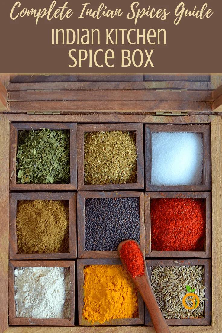 Basic Indian Spices, All About Spices Benefits, Indian Traditional Masala  Box