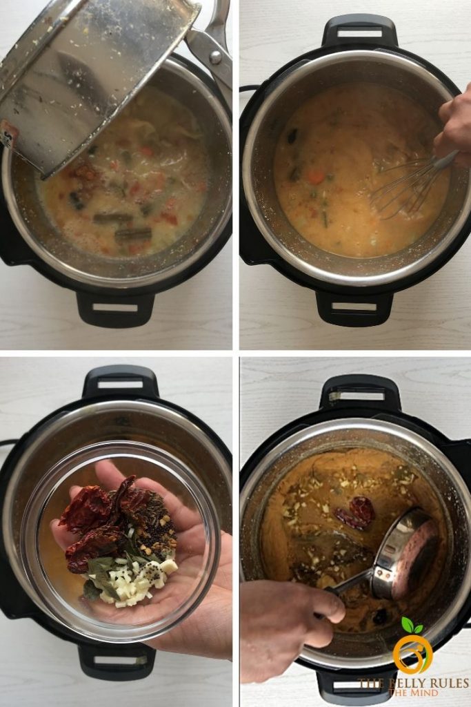 instant pot sambar recipe step instructions
