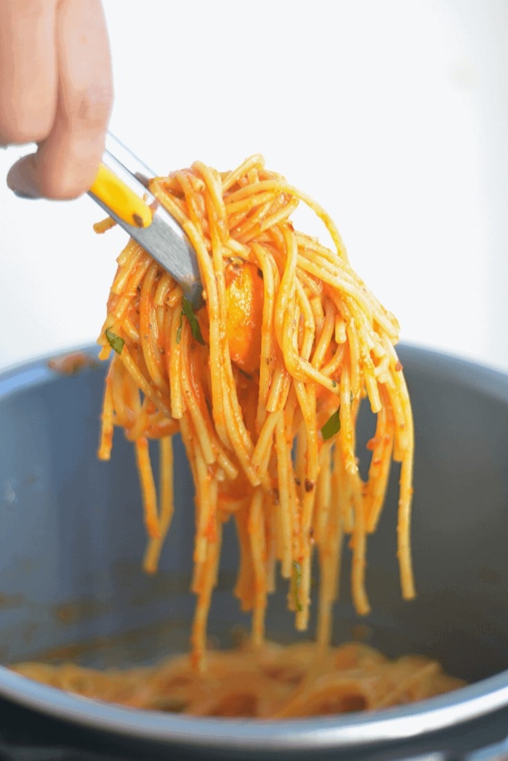 Instant Pot Spaghetti Noodles