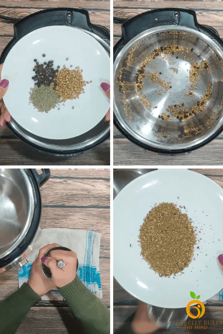 instant pot step by step kadhai masala