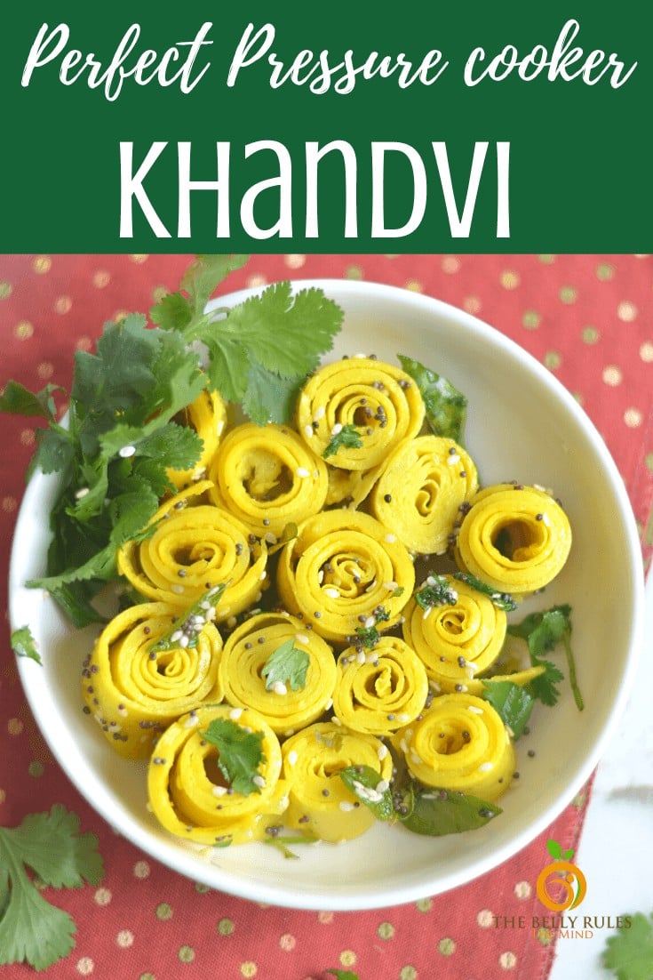 Easy Instant pot Gujarati Khandvi Recipe