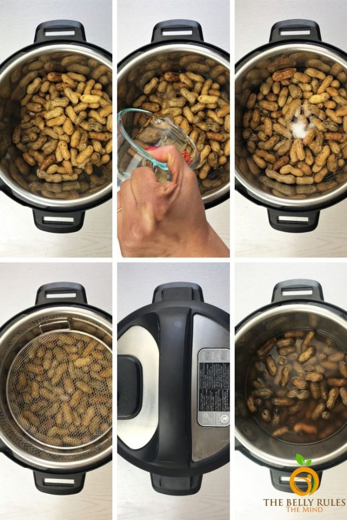 instant pot boiled peanuts step by step instructions