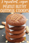 vegan oatmeal cookies recipe