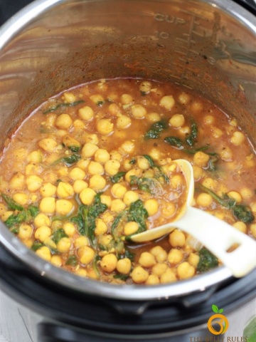 chana saag recipe