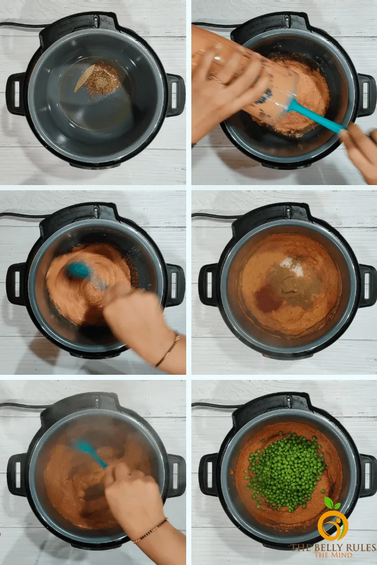 instant-pot-Matar-paneer-step-by-step
