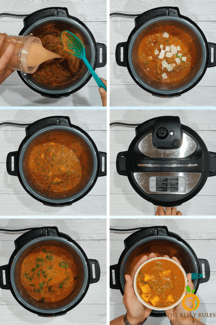 instant-pot-Matar-paneer-step-by-step