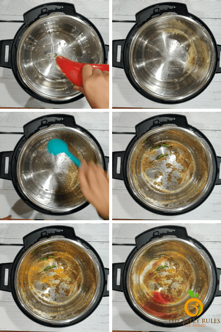 Instant pot jeera aloo step by step