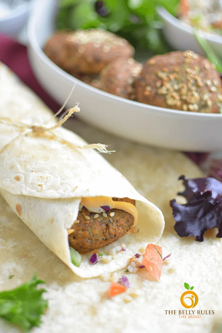 Ultimate falafel wrap recipe