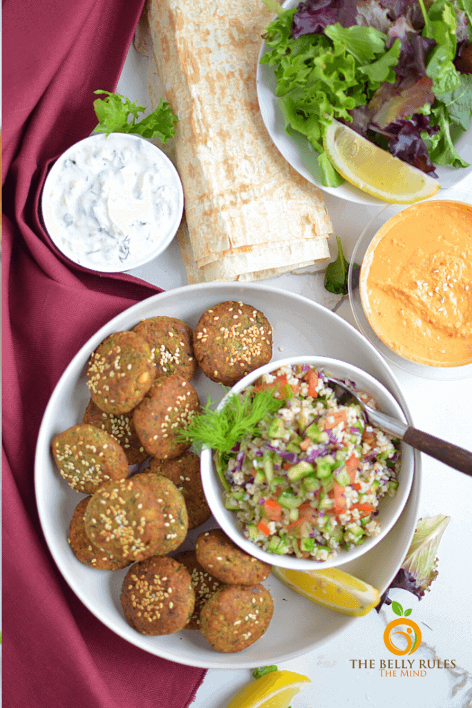 Quick Falafel Wrap Recipe The Belly Rules The Mind