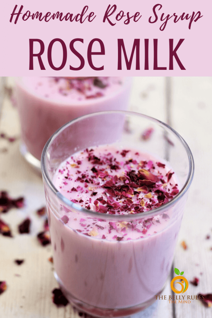 Rose Milk, Homemade Rose Syrup, and Gulkand Recipe The Belly Rules