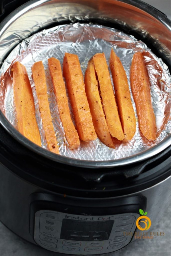 Mealthy Air Fryer Crisp Lid Sweet Pottao Fries recipe