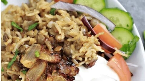 Mujadara Lentils and Rice Recipe
