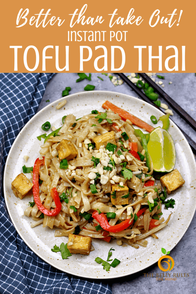 instant pot vegan tofu pad thai recipe