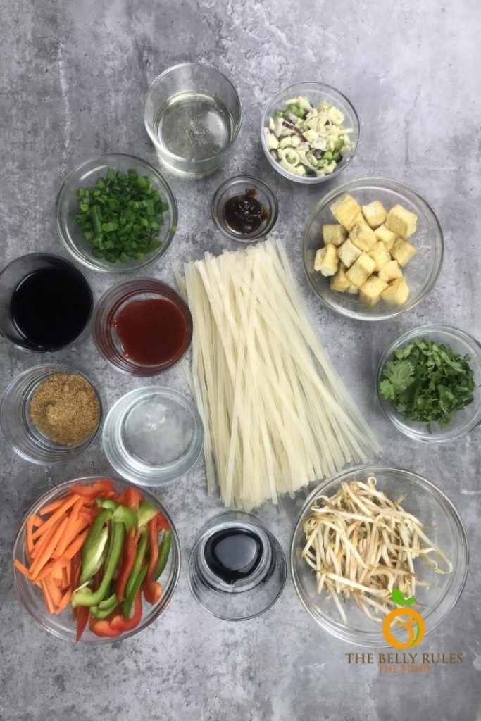 vegan pad thai noodles ingredients