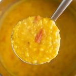 dal tadka in a spoon
