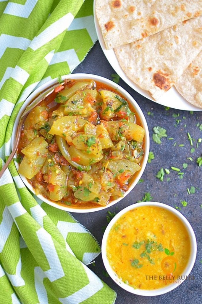 Lauki ki Sabzi Bottle Gourd Recipe TheBellyRulesTheMind