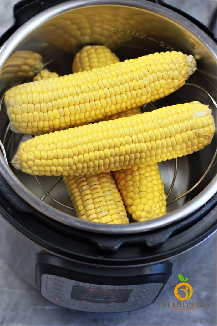 Instant Pot Corn on the Cob - The Belly Rules The Mind