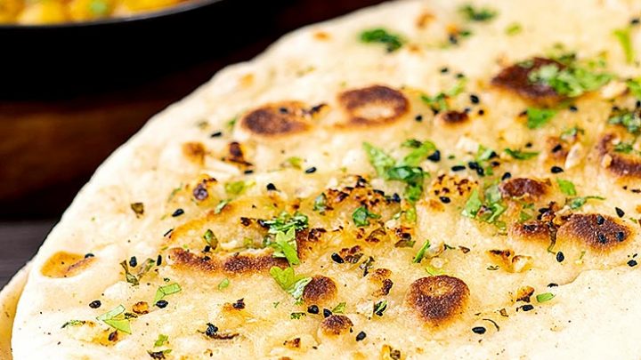 Restaurant Style Garlic Naan | The Belly Rules The Mind