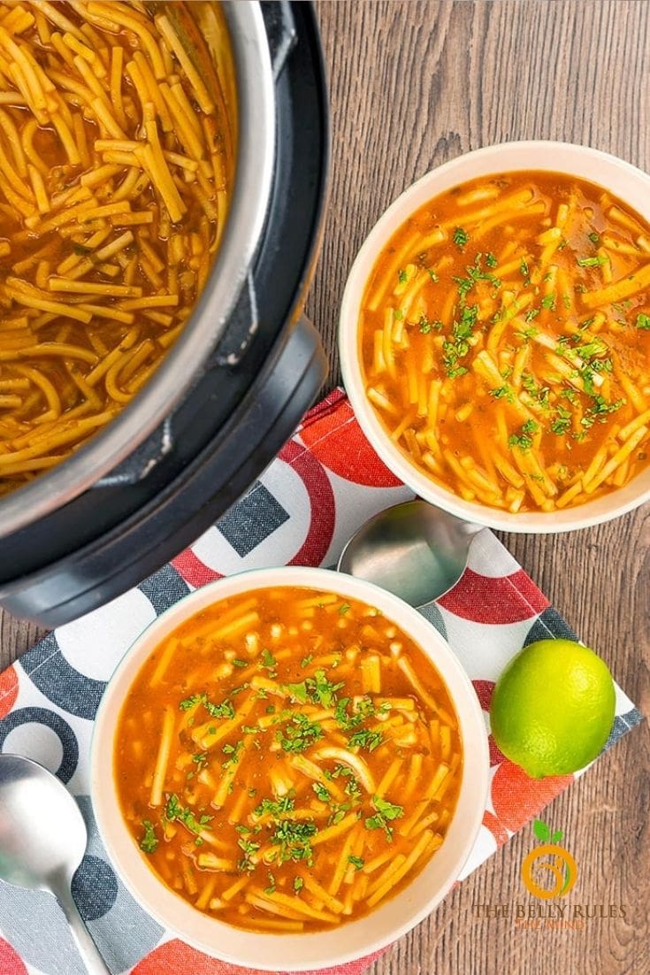 Sopa De Fideo (The Best Mexican Noodle Soup) | The Belly Rules The Mind