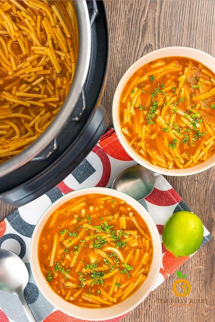 Sopa de fideo - Mexican noodle soup