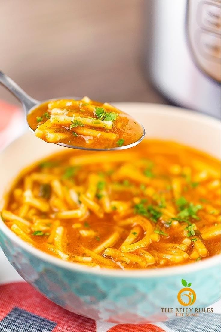 The Best Sopa De Fideo - Mexican Noodle Soup ? | BellyRulesTheMind