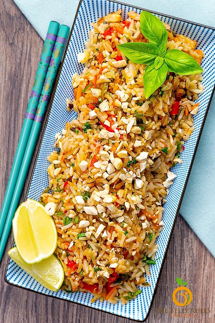 Vegan Thai Basil Fried Rice
