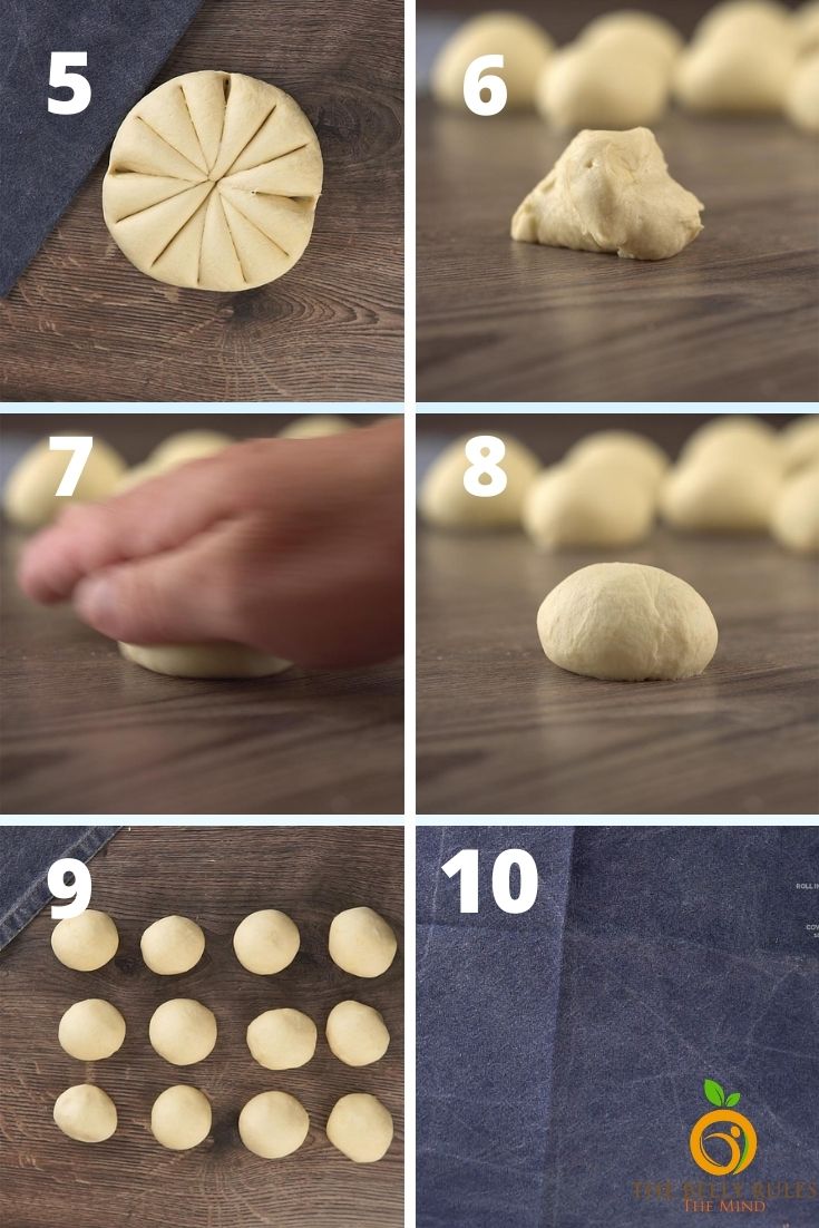 make balls and rest the dough