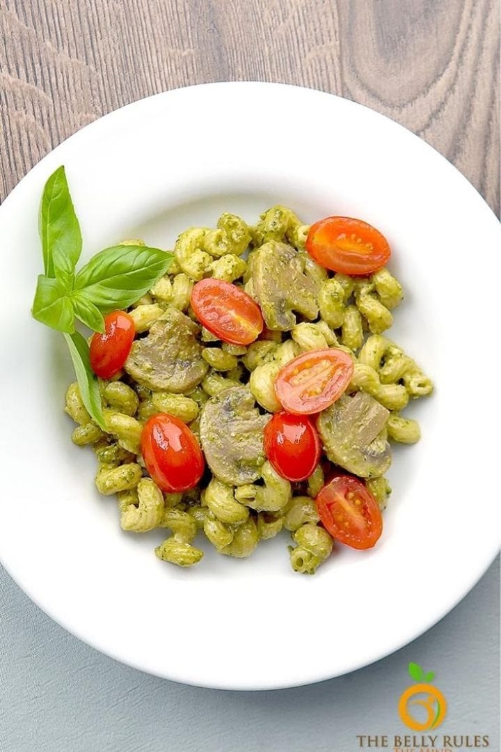 Pesto Cavatappi Recipe With Video TheBellyRulesTheMind