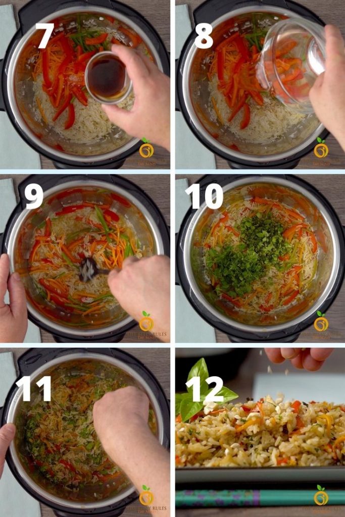 thai basil fried rice step by step instructions