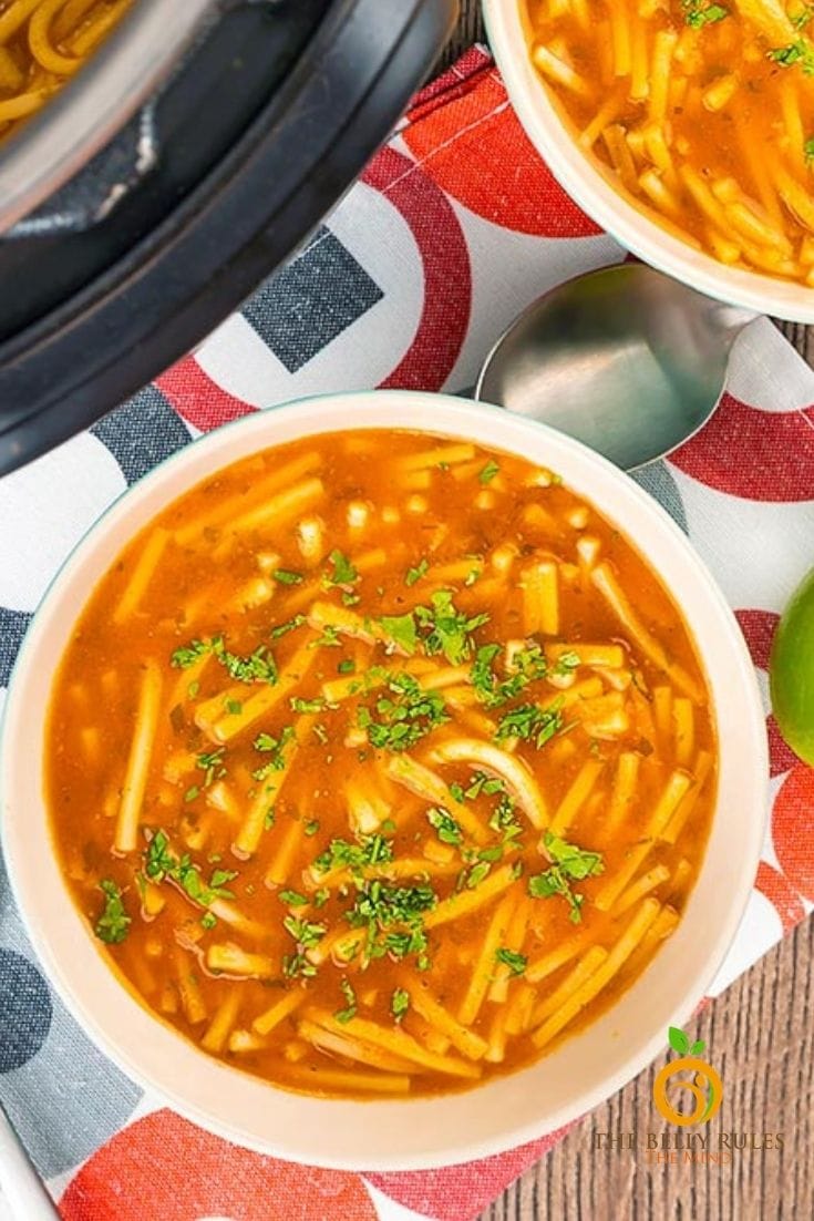 Sopa De Fideo: Noodle-icious Mexican Magic! | BellyRulesTheMind