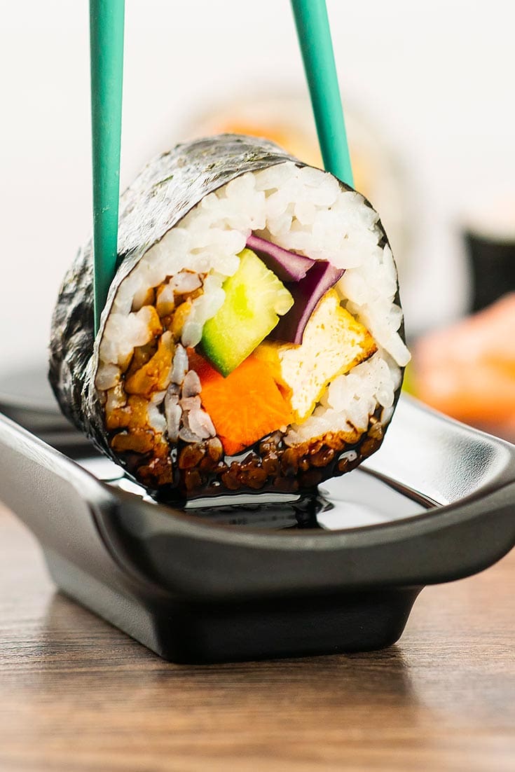 How to make Homemade Sushi Maki Rolls - The Sweet Balance