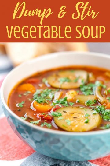 Easy Homemade Instant Pot Vegetable Soup Recipe - The Belly Rules The Mind