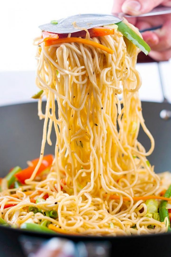 Hakka Noodles Recipe (Instant Pot & Stove top) | TheBellyRulesTheMind