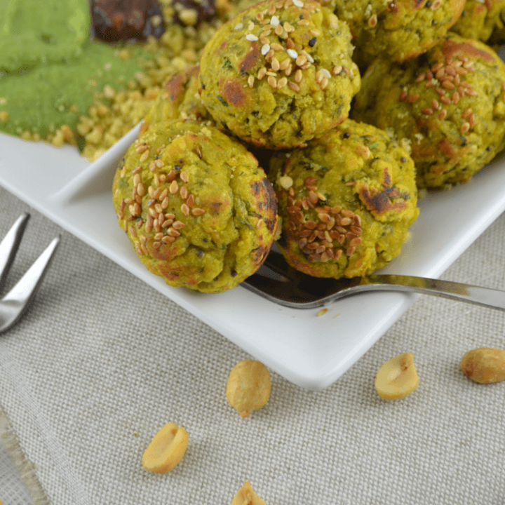 No Fry Kothimbir Vadi / Cilantro Fritters made in Appe Pan