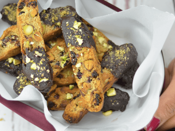 Cranberry Pistachio Biscotti