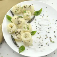  Faraali Stuffed Khandvi