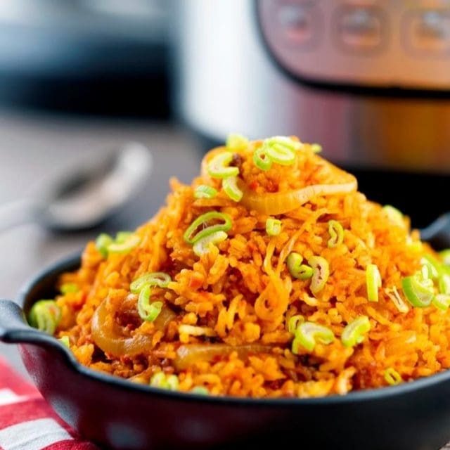 Spicy Nigerian Jollof Rice Video Recipe TheBellyRulesTheMind