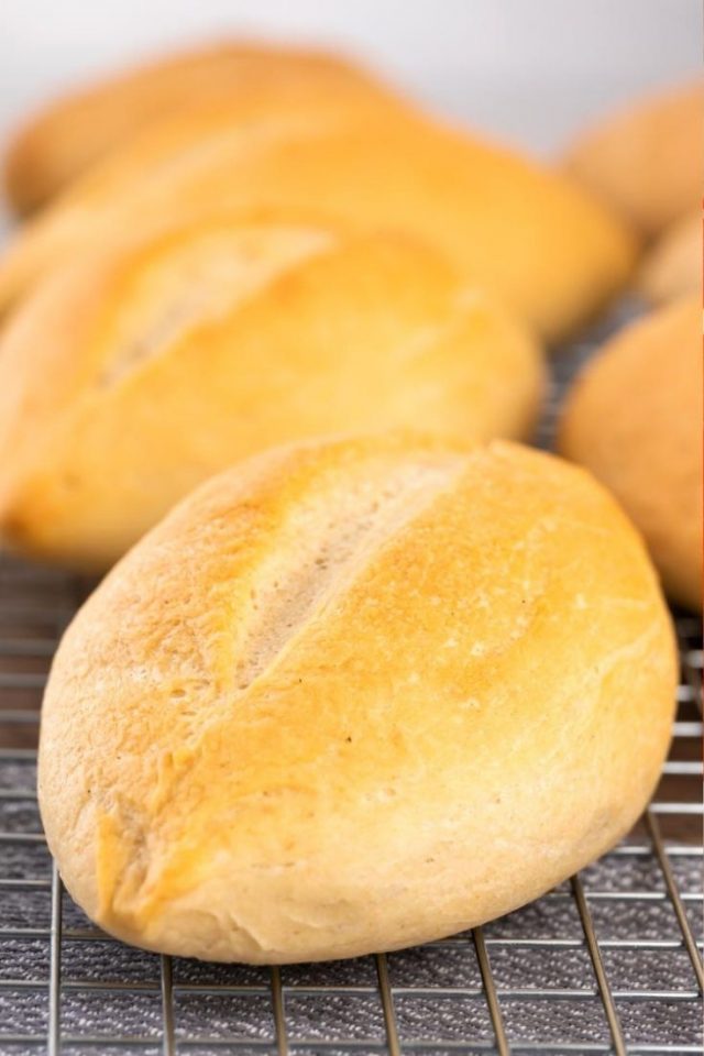 Authentic Mexican Bolillo Crusty Bread | TheBellyRulesTheMind