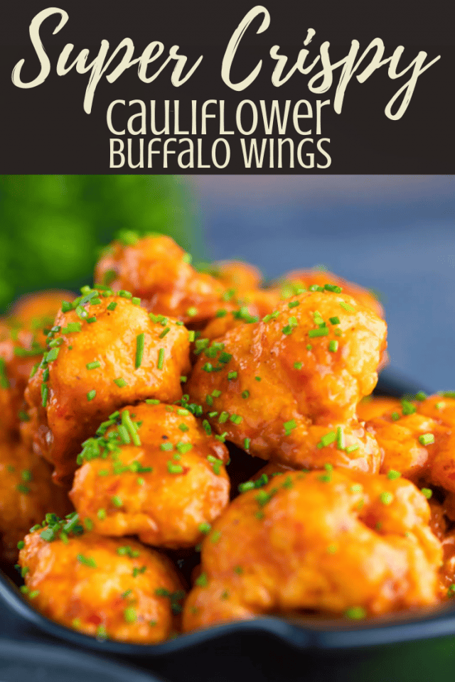 Crispy Air Fryer Buffalo Cauliflower Wings / Bites TheBellyRulesTheMind