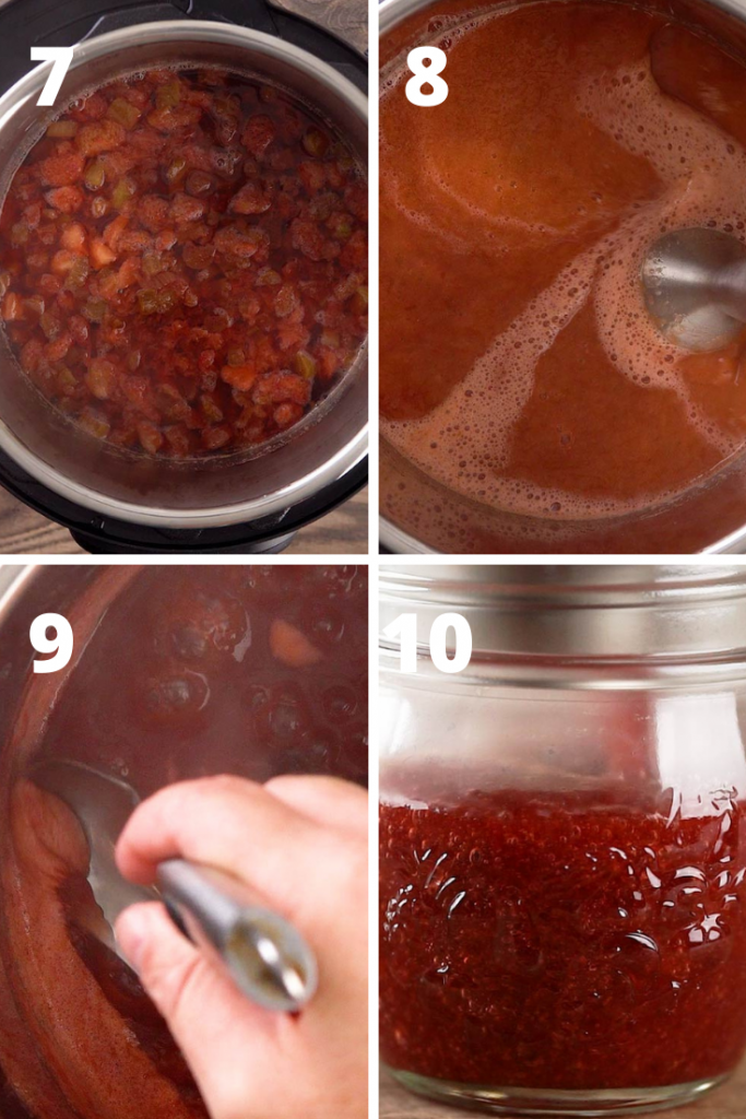 how to make strawberry rhubarb jam recipe