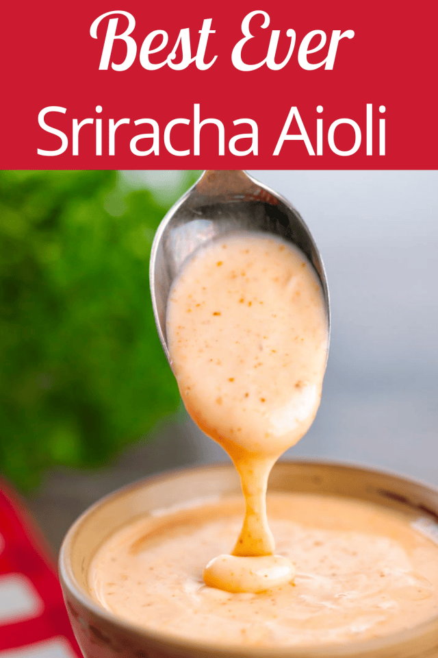 Spicy Mayo / Sriracha Aioli Recipe TheBellyRulesTheMind