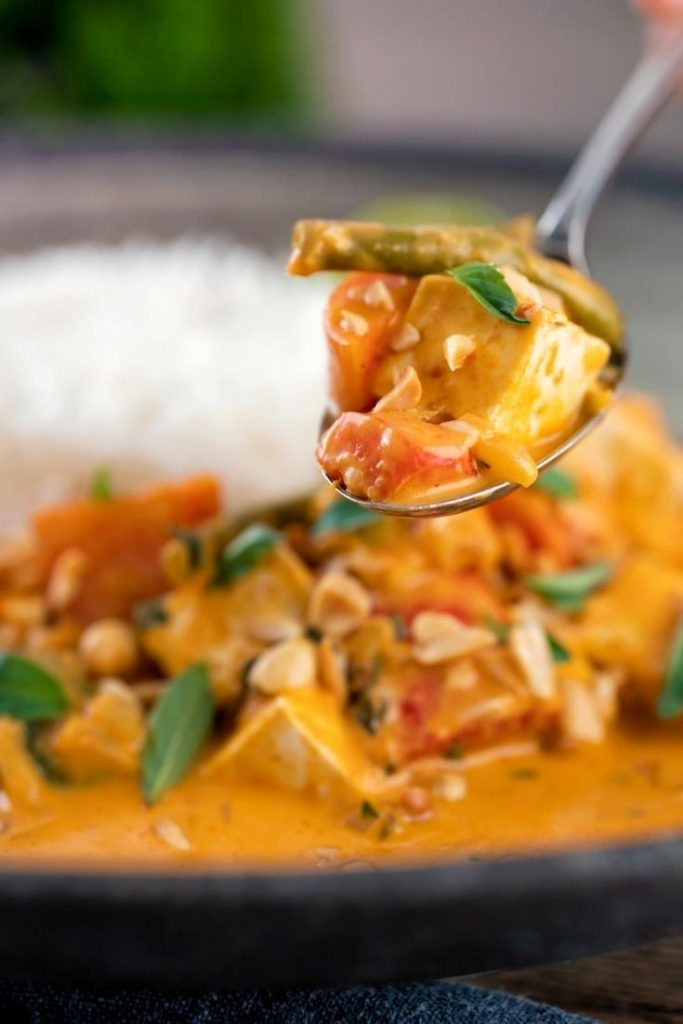 Thai panang curry , vegetable panang curry