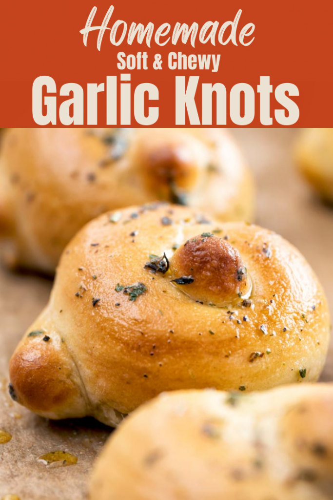 homemade garlic knots, garlic knots