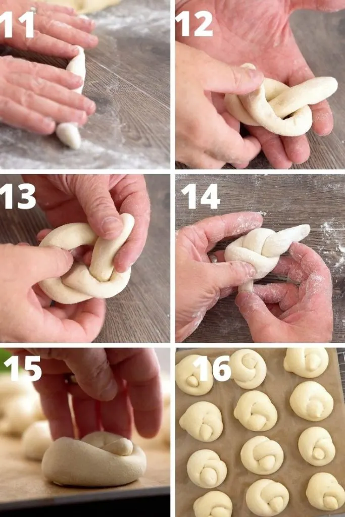homemade garlic knots step by step instructions