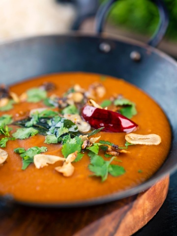 Toor dal in a bowl